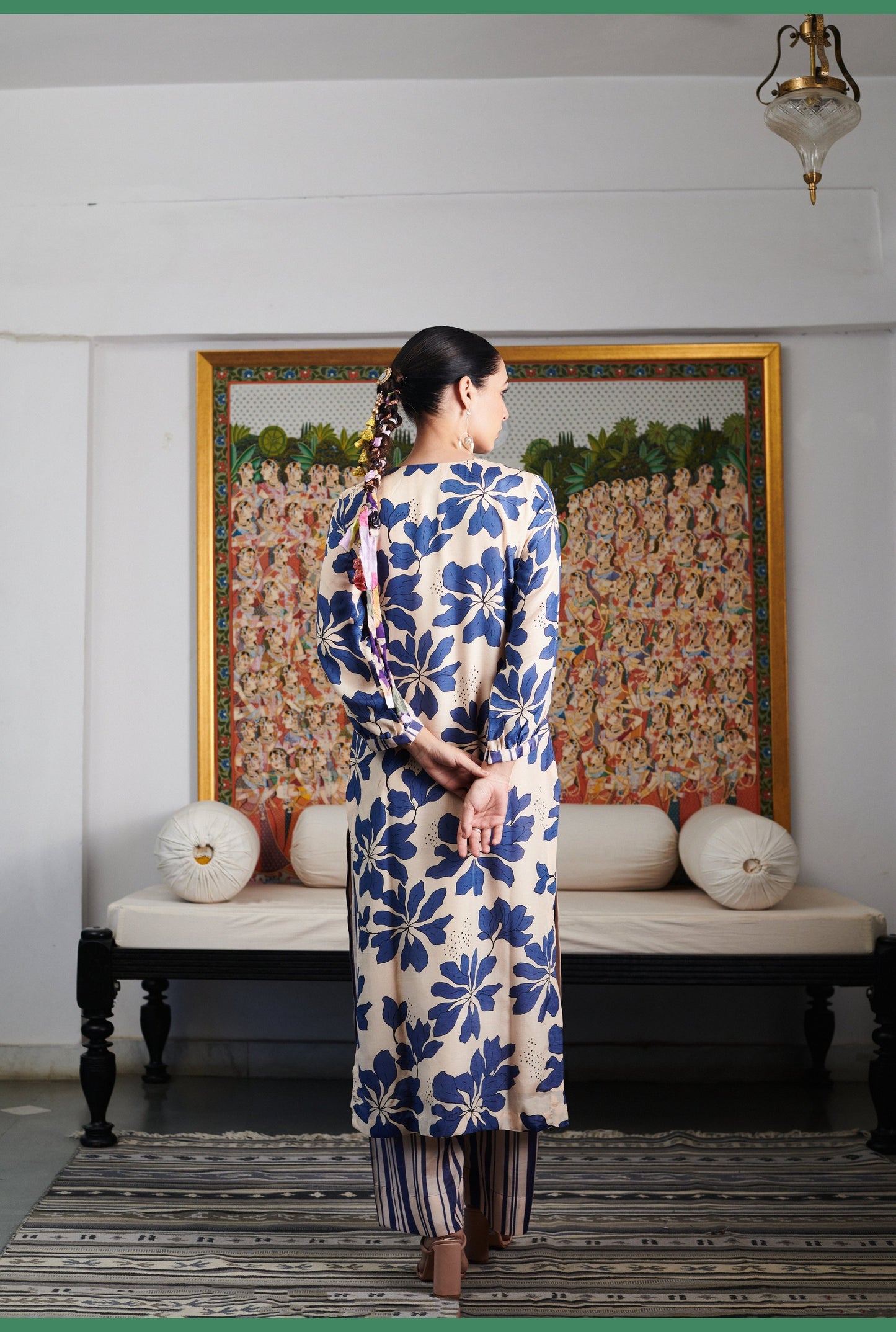 Summer Sorbet Pink Floral Kurta Set