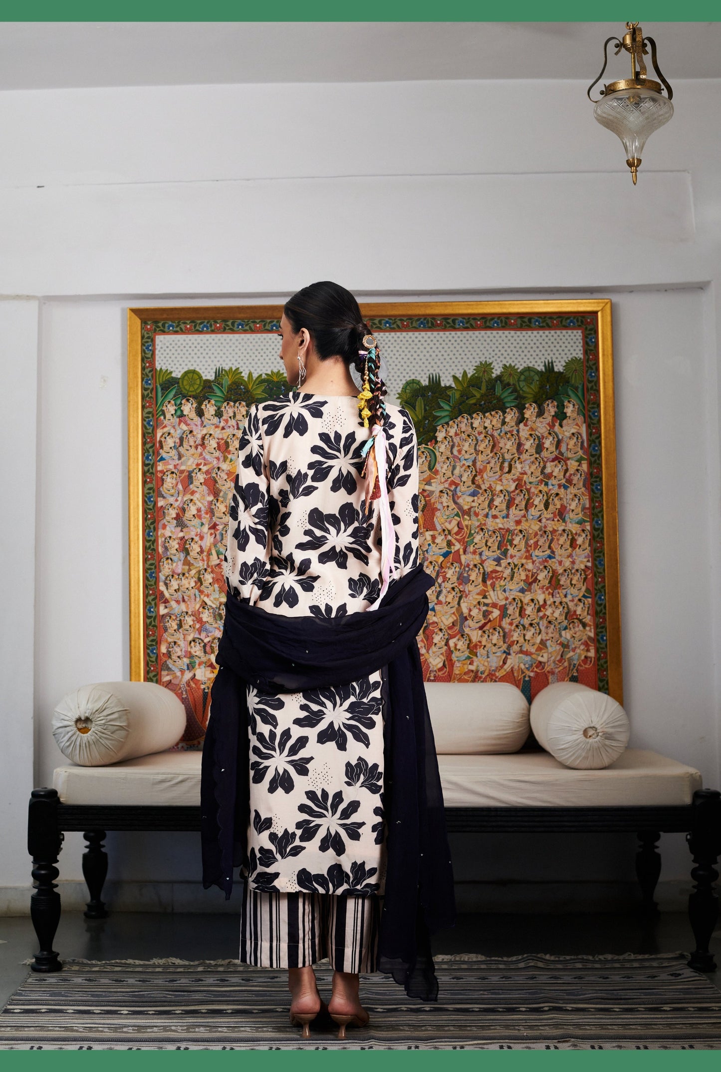 Summer Sorbet Pink Floral Kurta Set