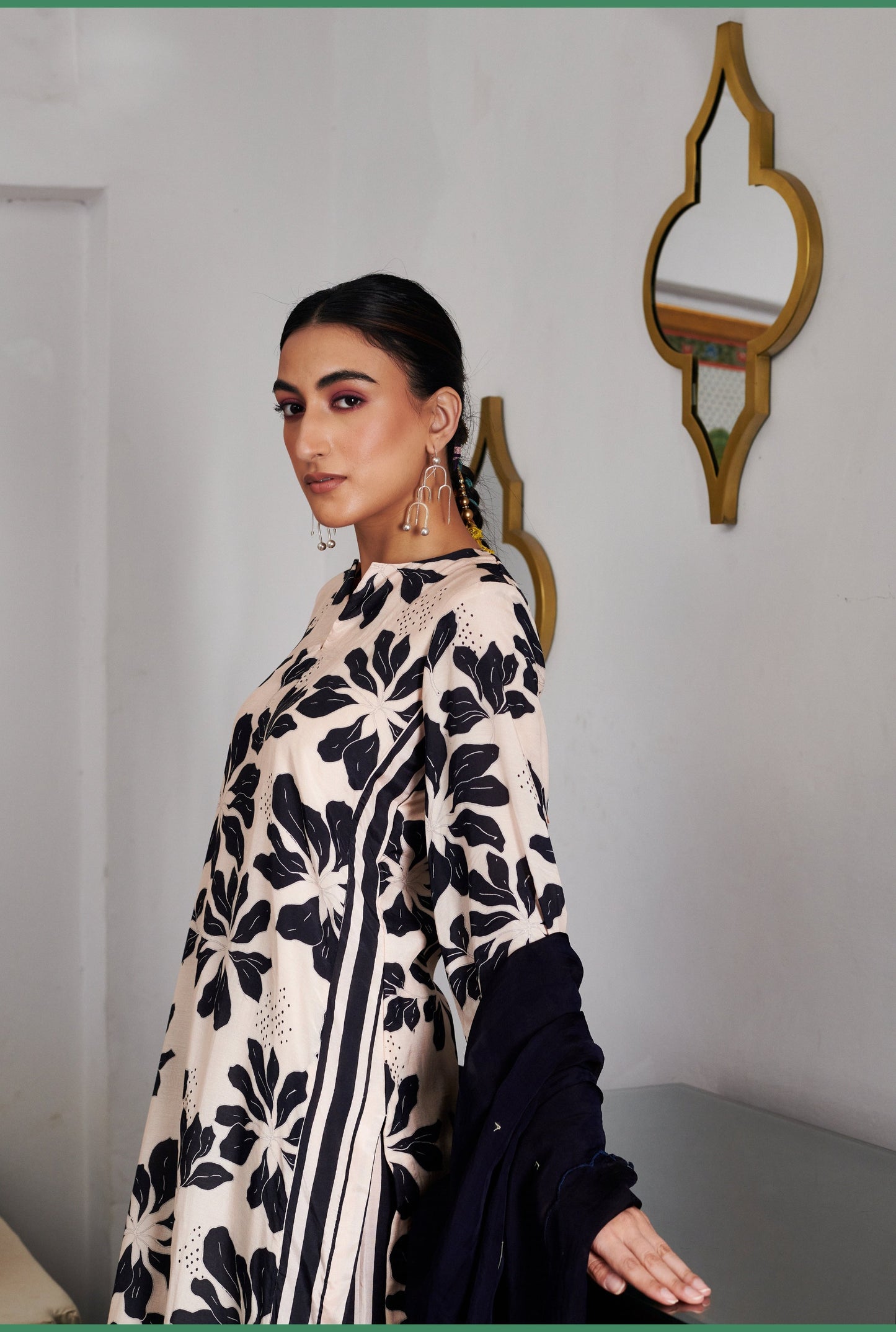 Summer Sorbet Pink Floral Kurta Set