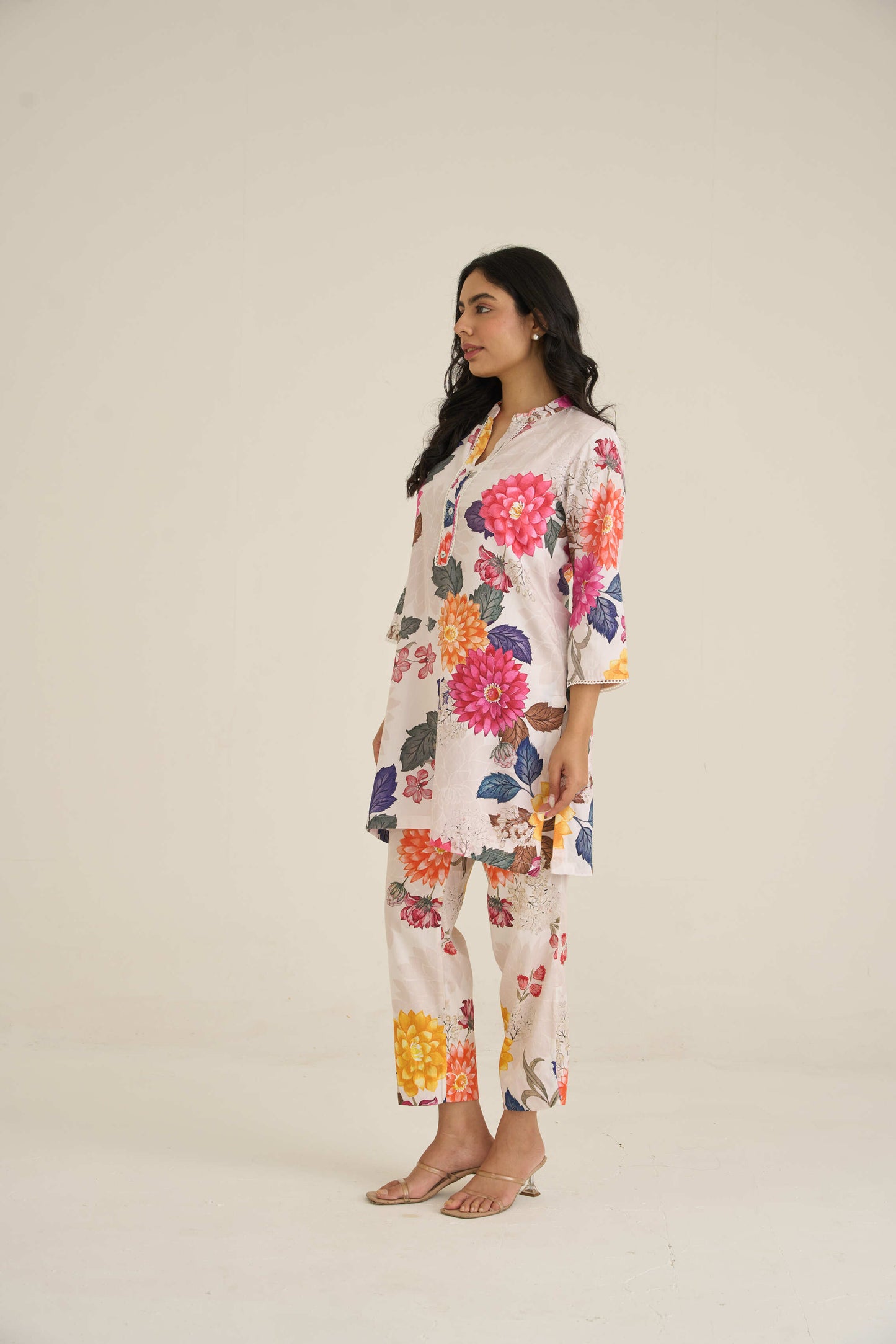 Sehar Floral Pink Co - ord set