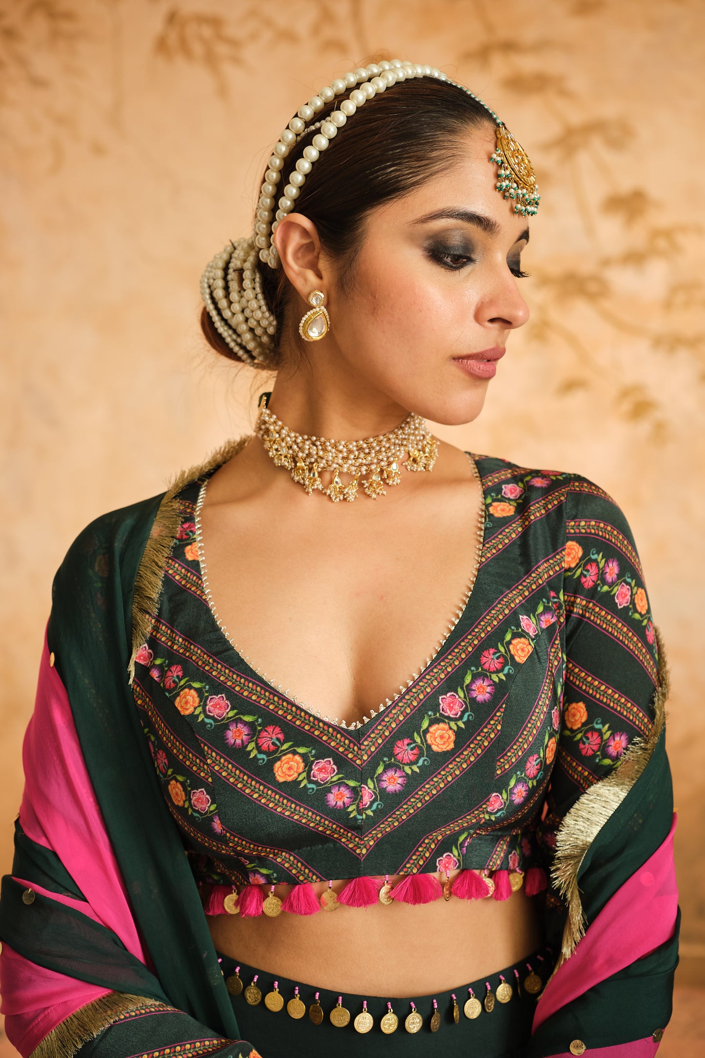 Raag Solid Black Lehenga Set