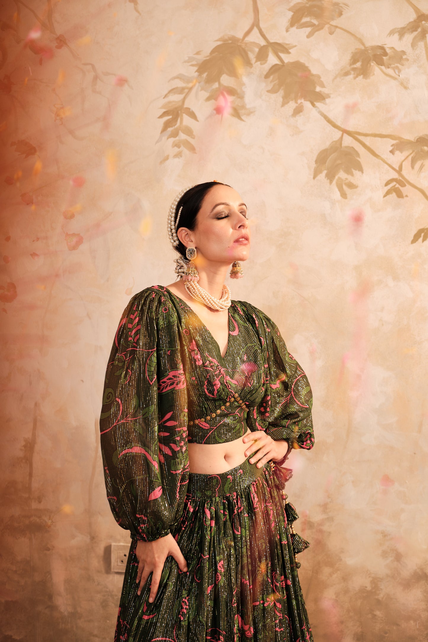 Doree Magenta Lehenga Set