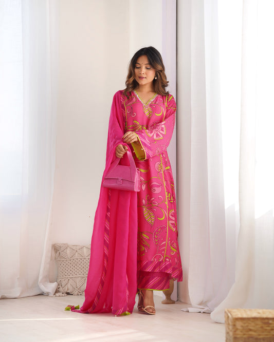 Doree Pink Kurta Set