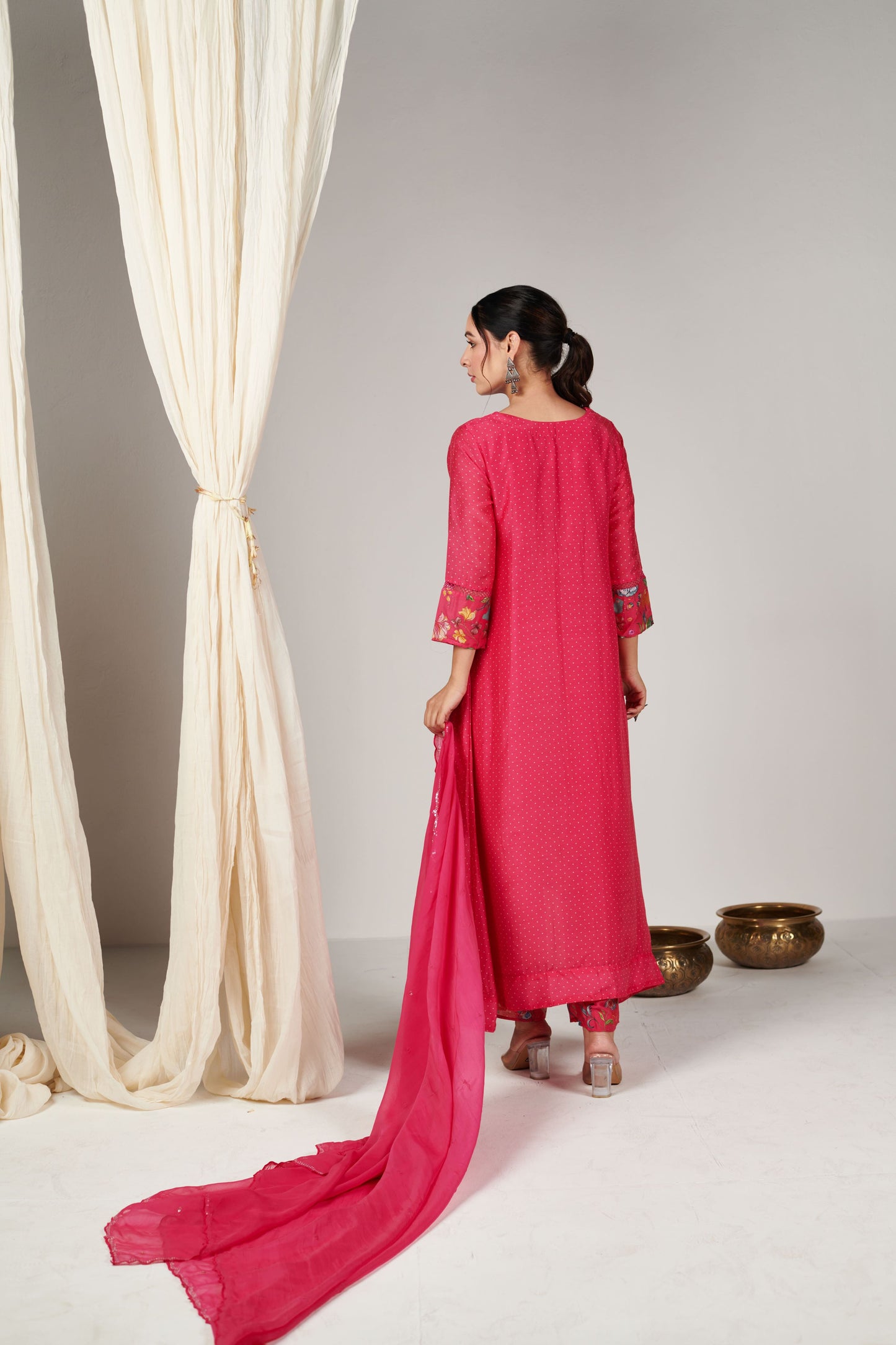 Bagicha High Low Kurta Set