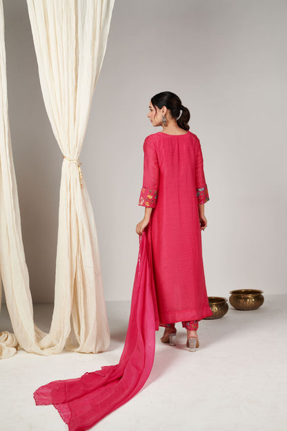 Bagicha High Low Kurta Set