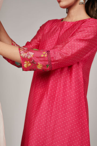 Bagicha High Low Kurta Set