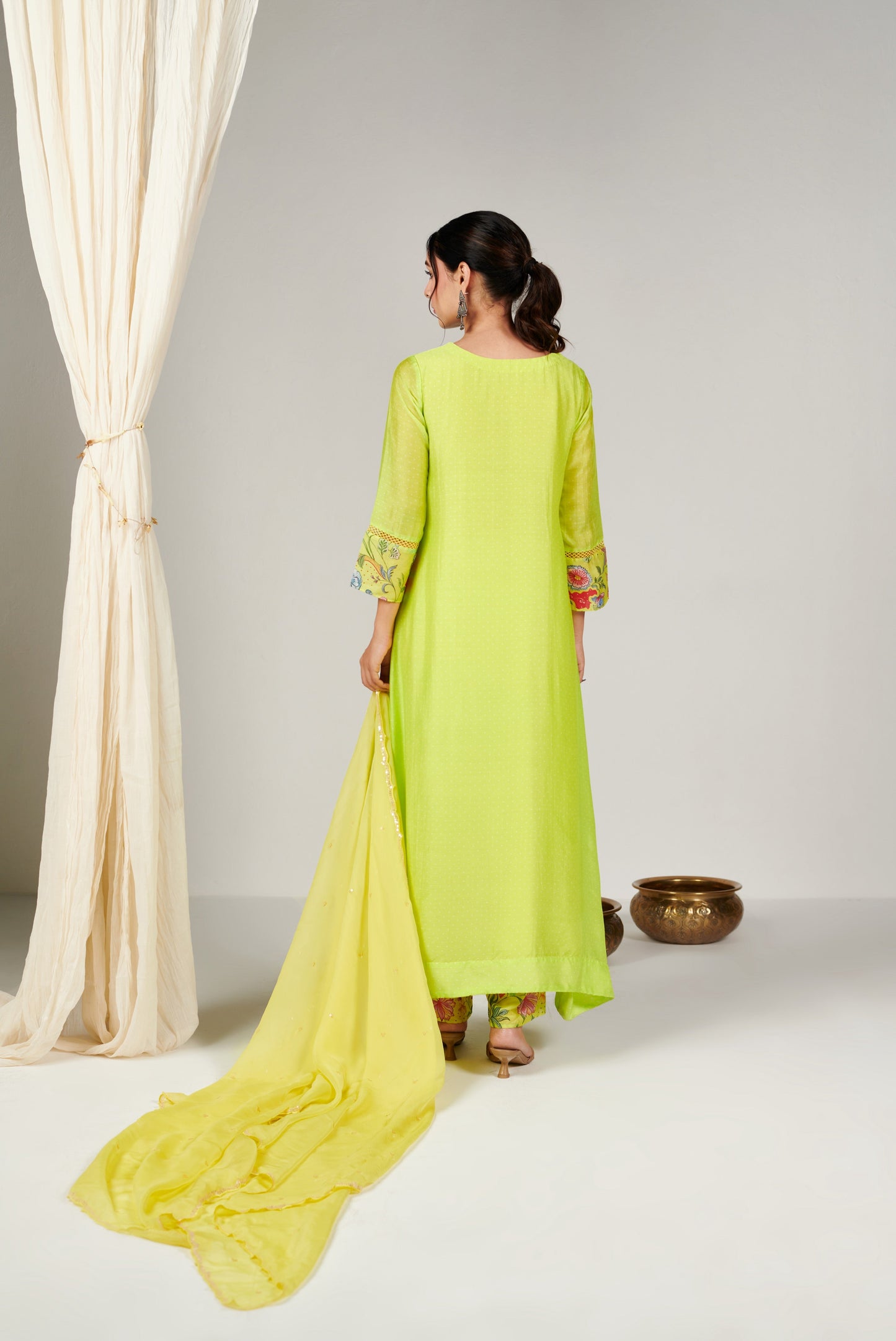Bagicha High Low Kurta Set