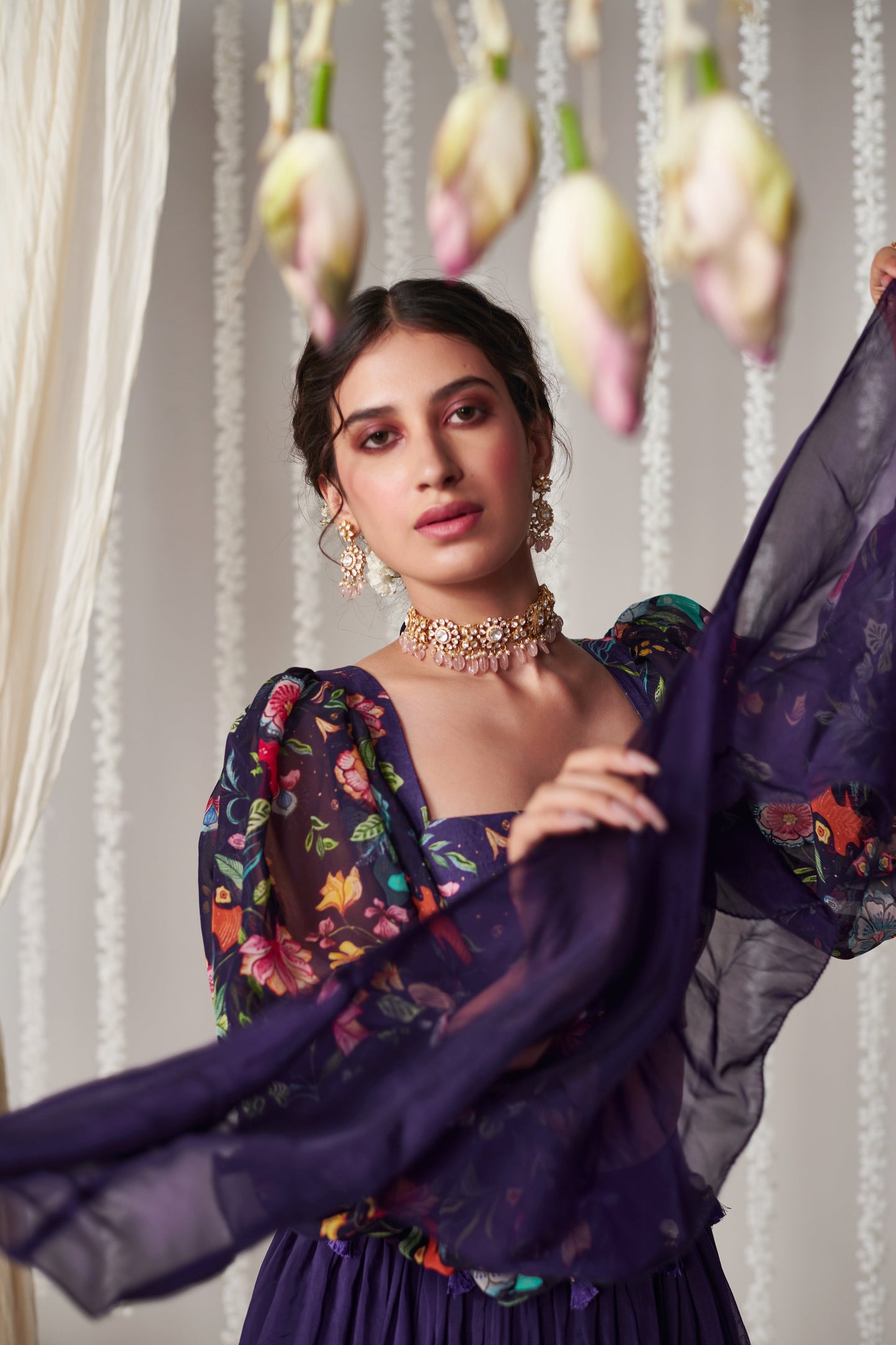 Bagicha Solid Lehenga Set