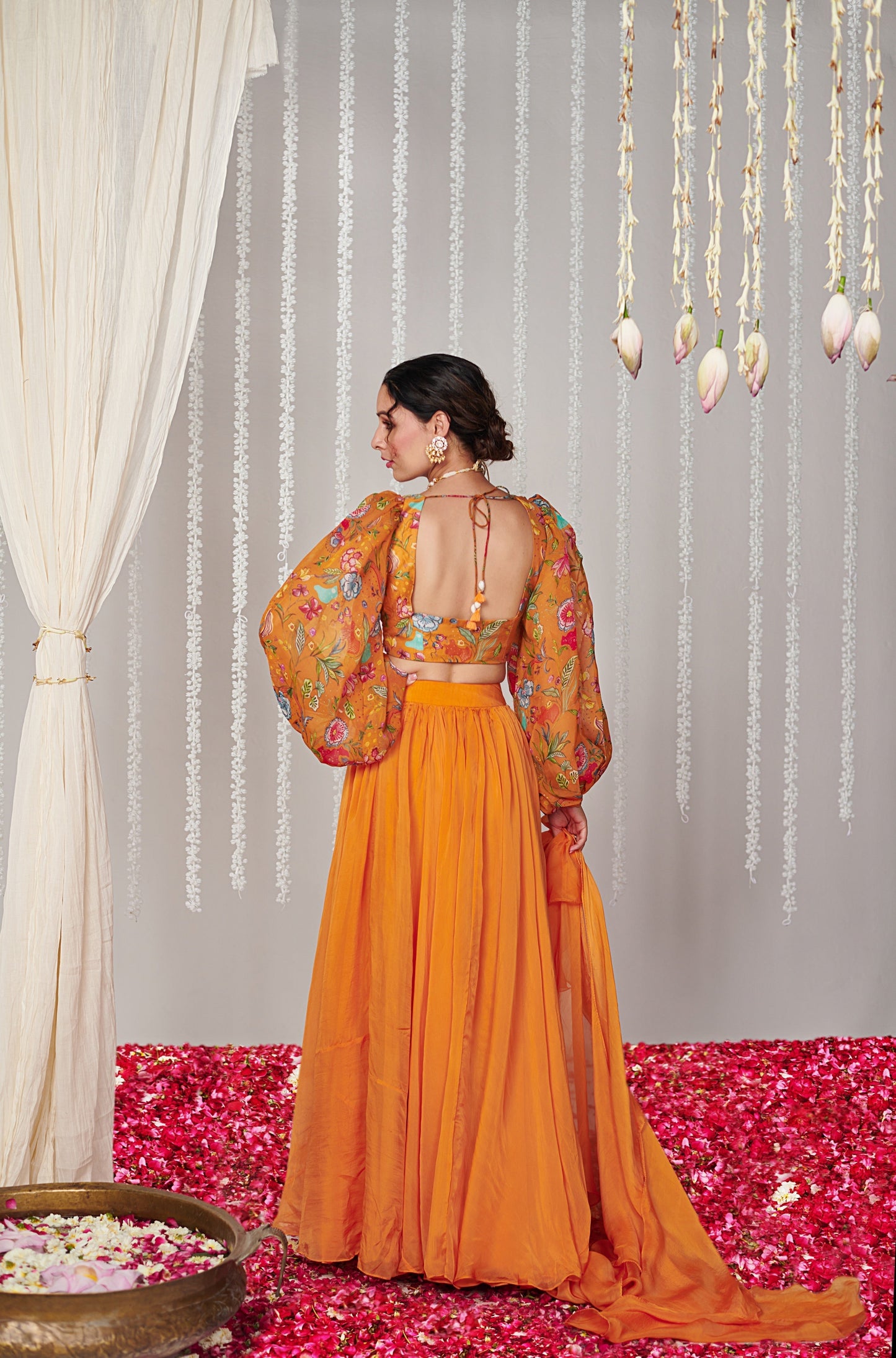 Bagicha Solid Lehenga Set