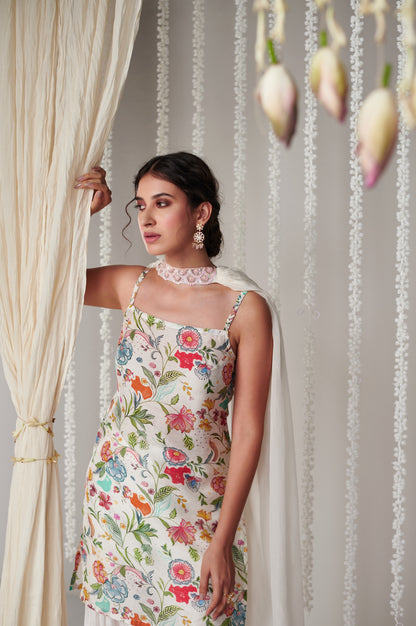 Bagicha Tier Sharara Set
