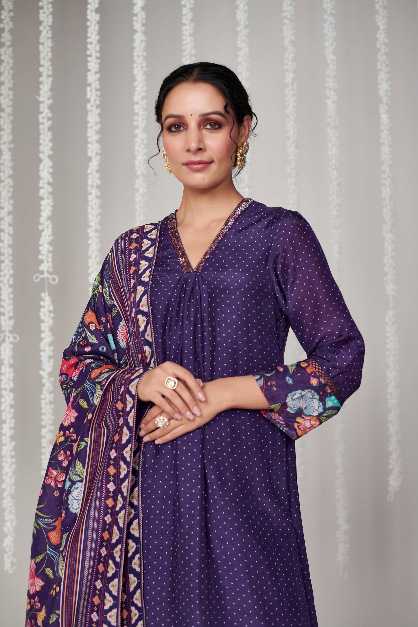 Bagicha Polka Kurta Set
