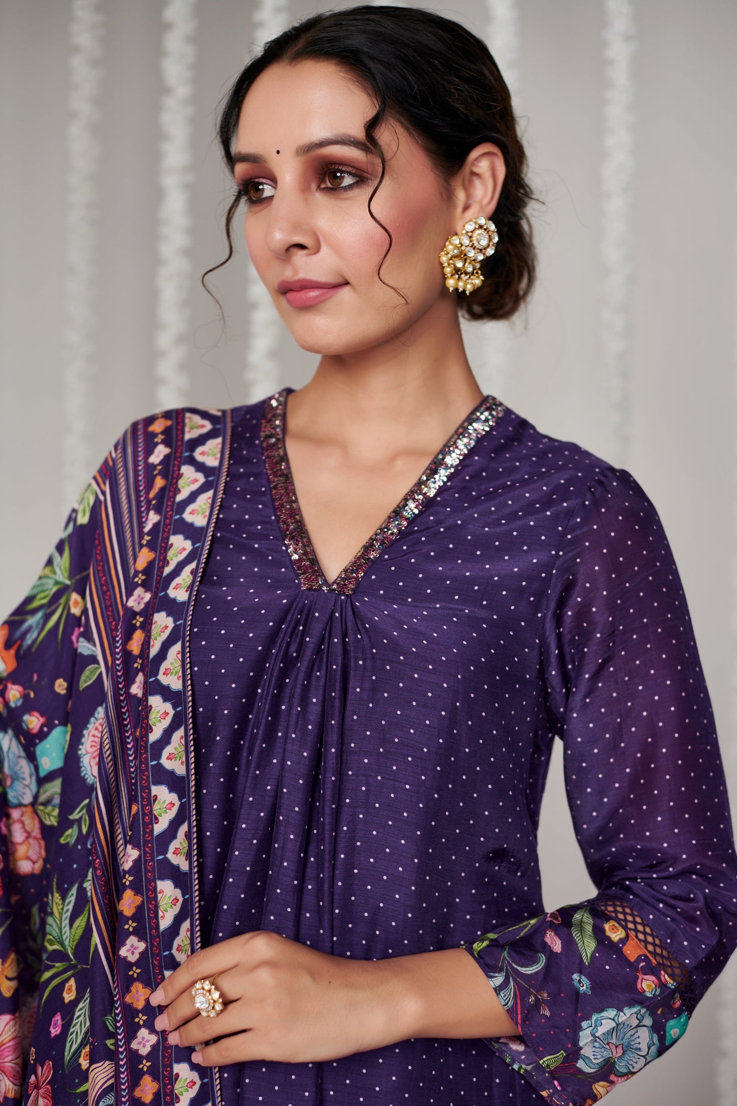 Bagicha Polka Kurta Set