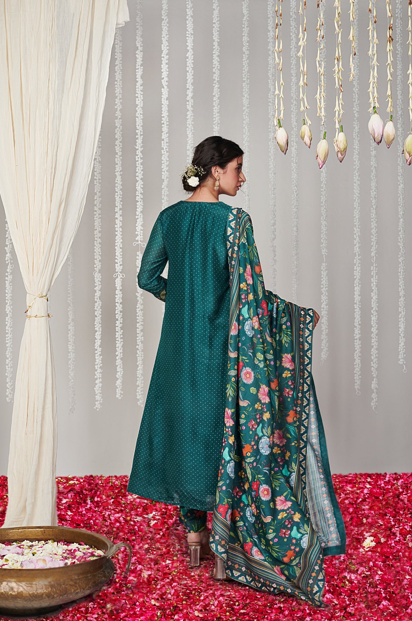 Bagicha Polka Kurta Set