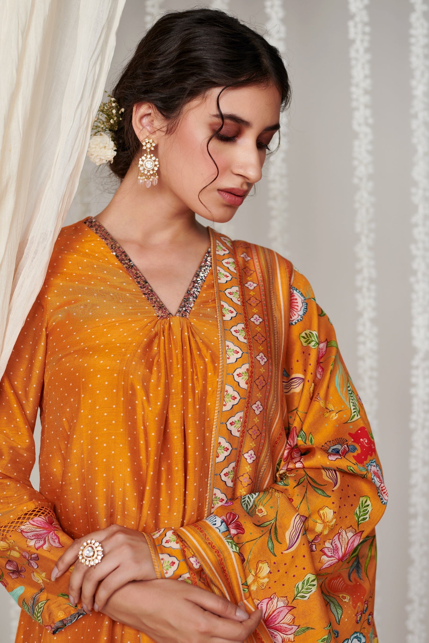 Bagicha Polka Kurta Set