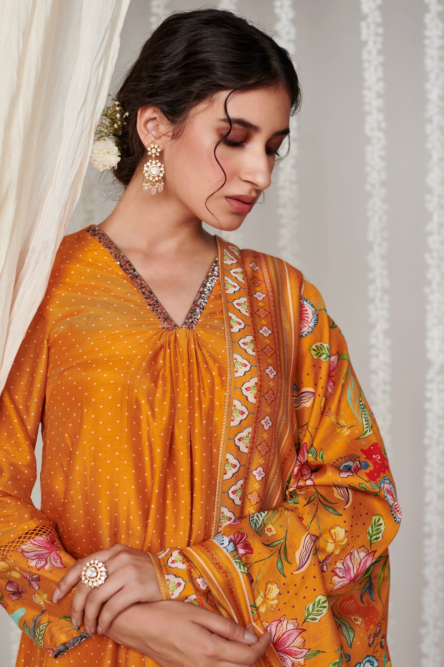 Bagicha Polka Kurta Set