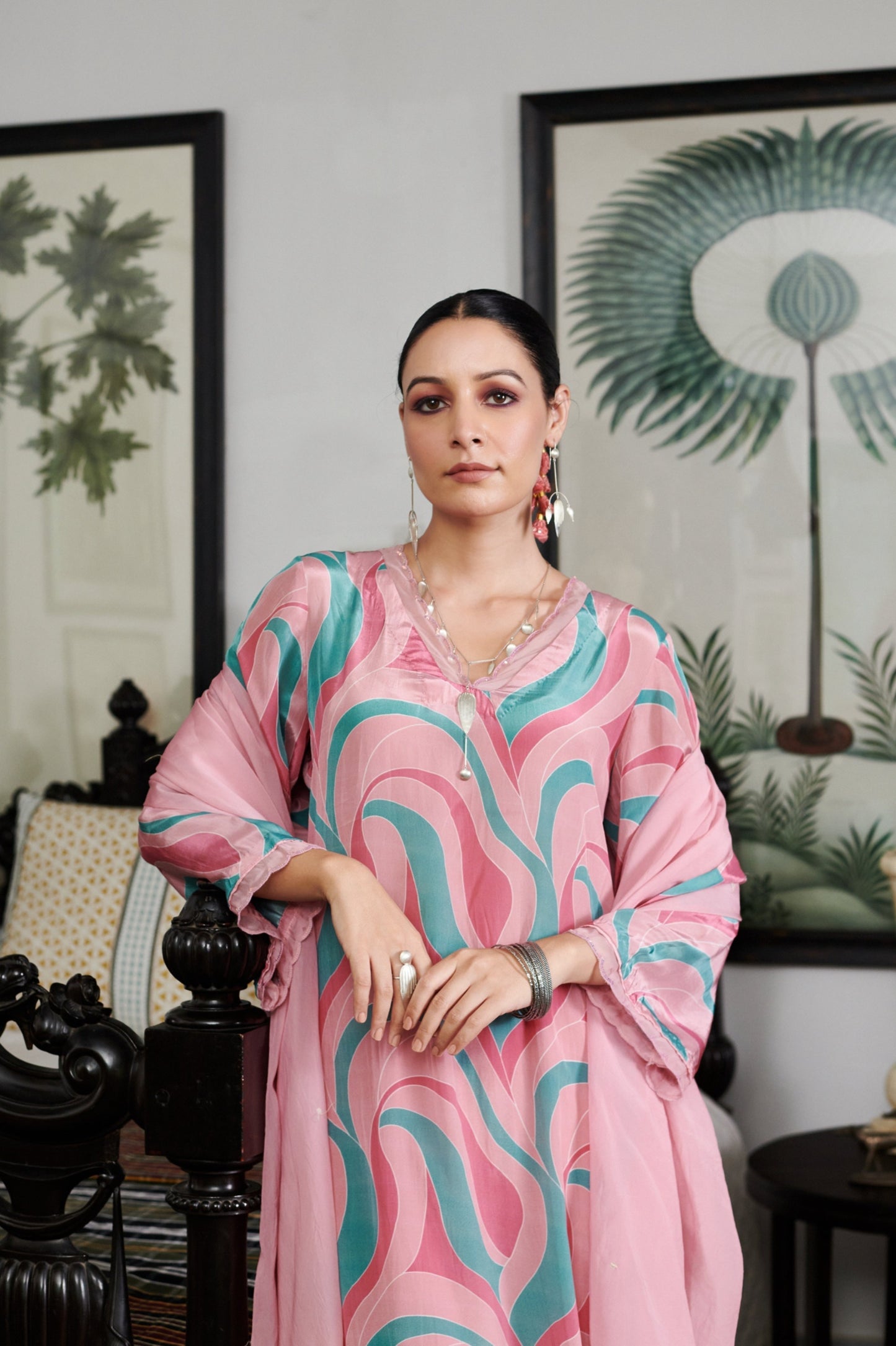 Summer Sorbet Abstract Kurta Set