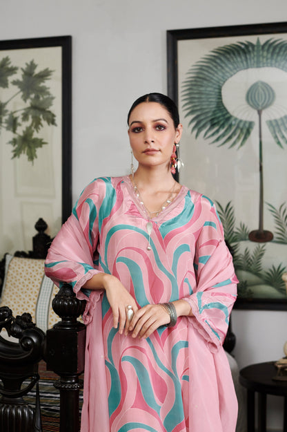 Summer Sorbet Abstract Kurta Set