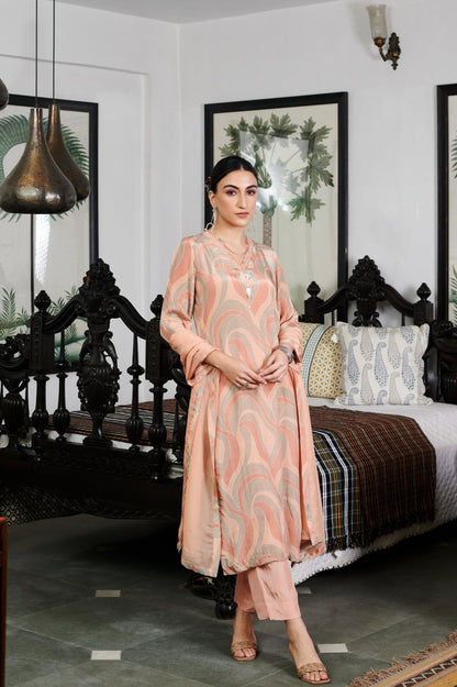Summer Sorbet Abstract Kurta Set