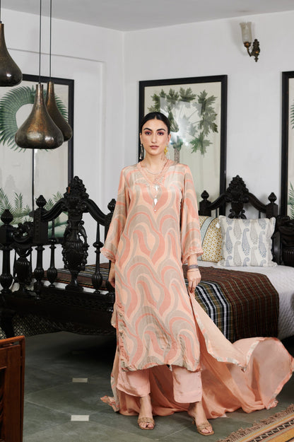 Summer Sorbet Abstract Kurta Set