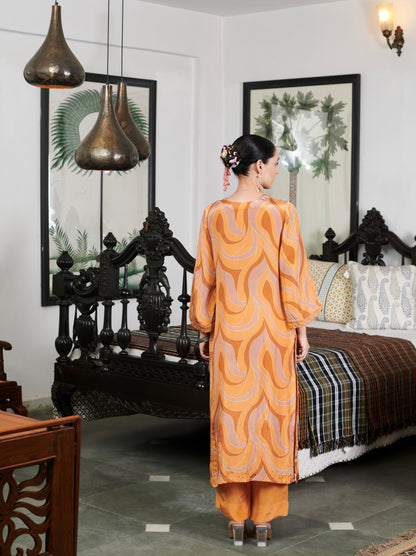 Summer Sorbet Abstract Kurta Set