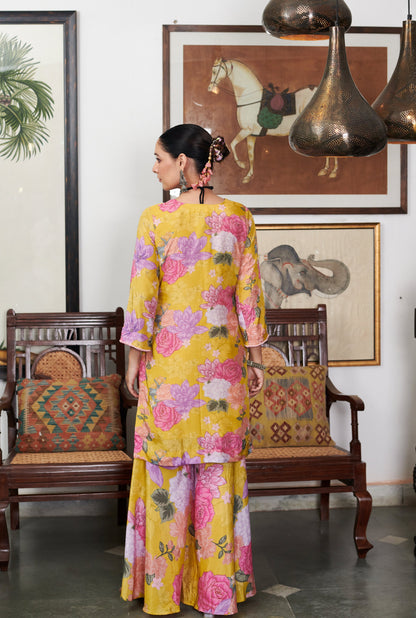 Nargis Floral Sharara Set