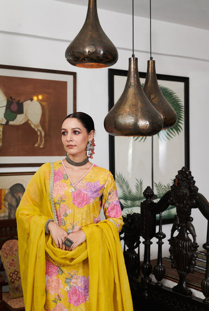Nargis Floral Sharara Set