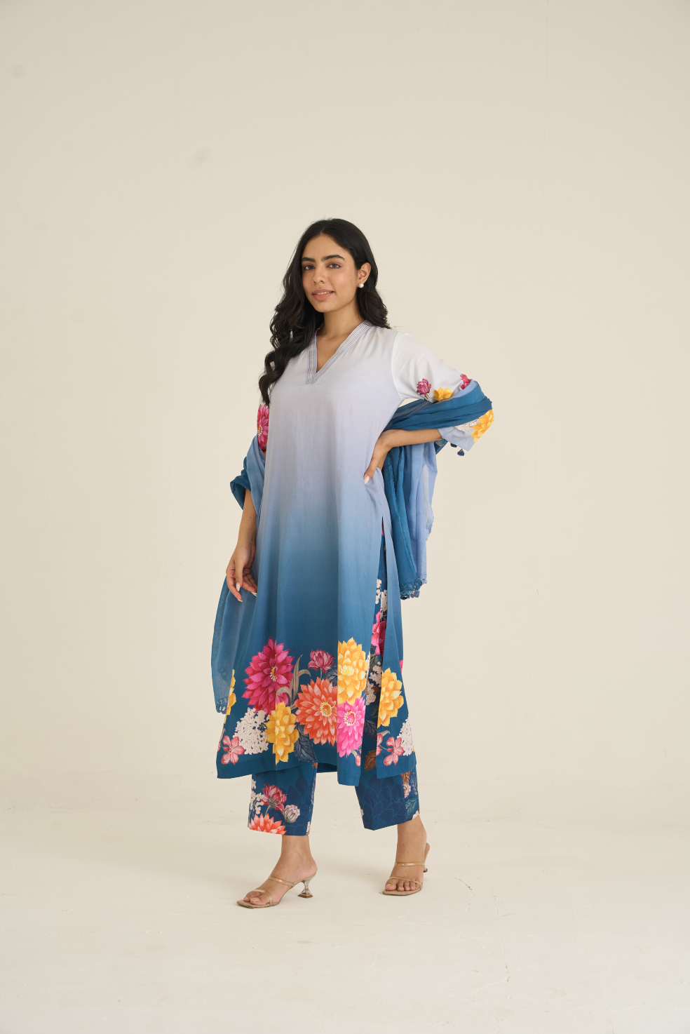 Sehar Ombre Kurta Set