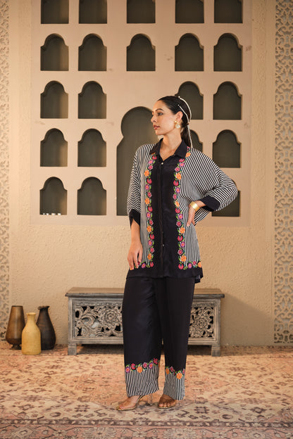 Raag  Striped Co - Ord set