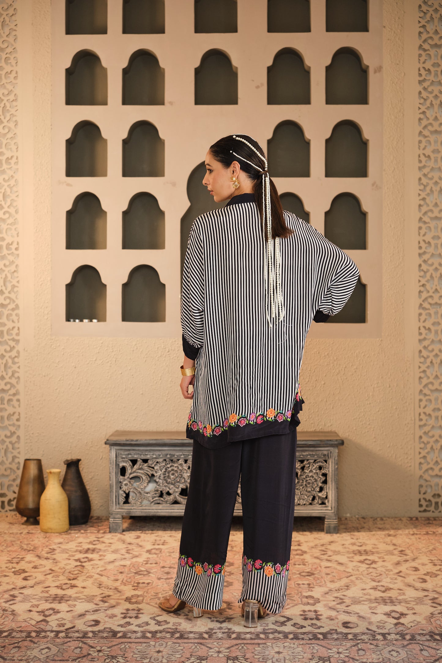Raag  Striped Co - Ord set