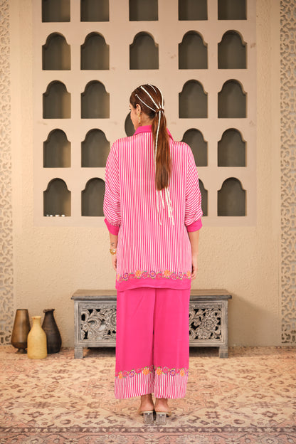Raag  Striped Co - Ord set