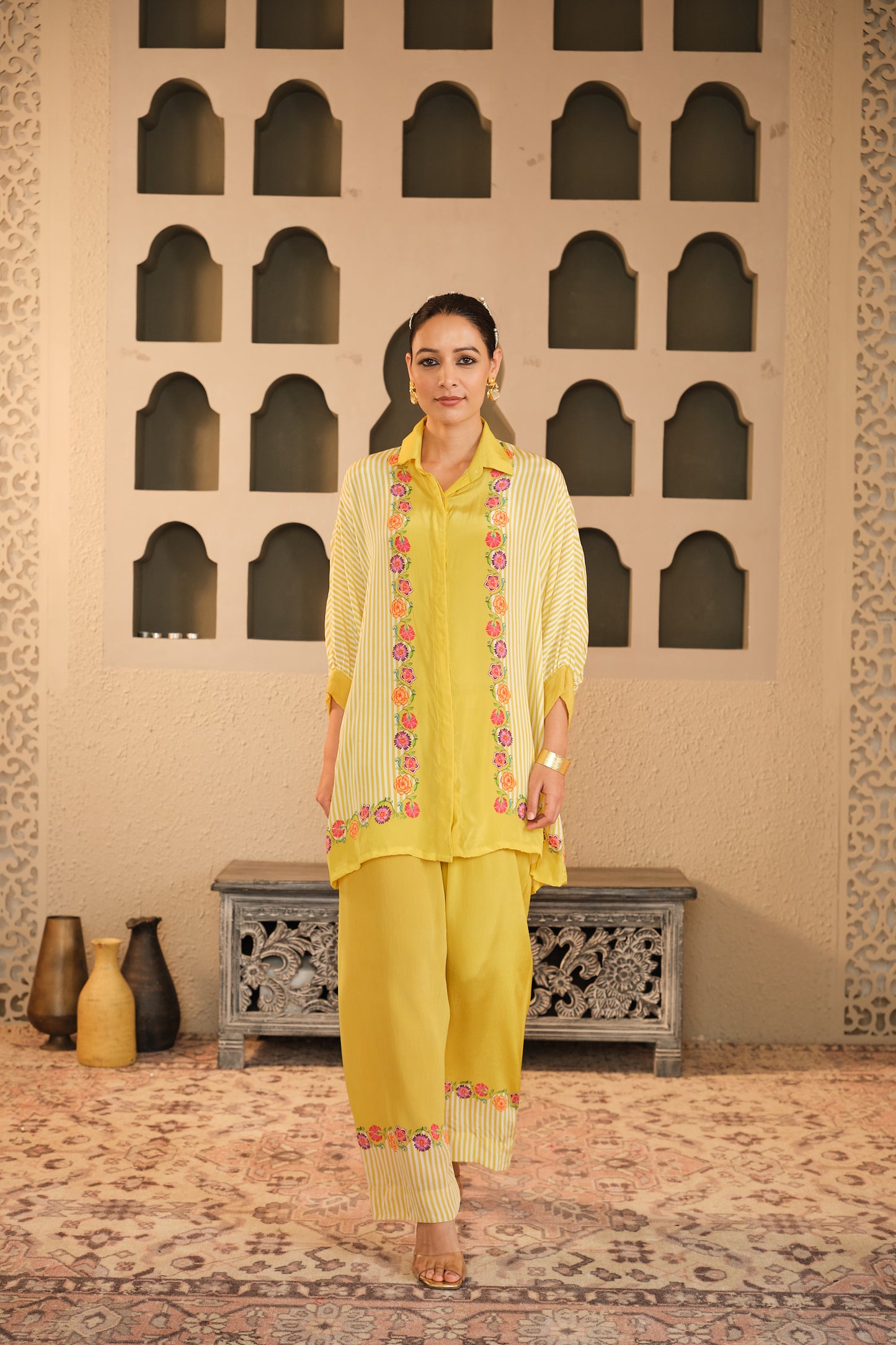 Raag  Striped Co - Ord set