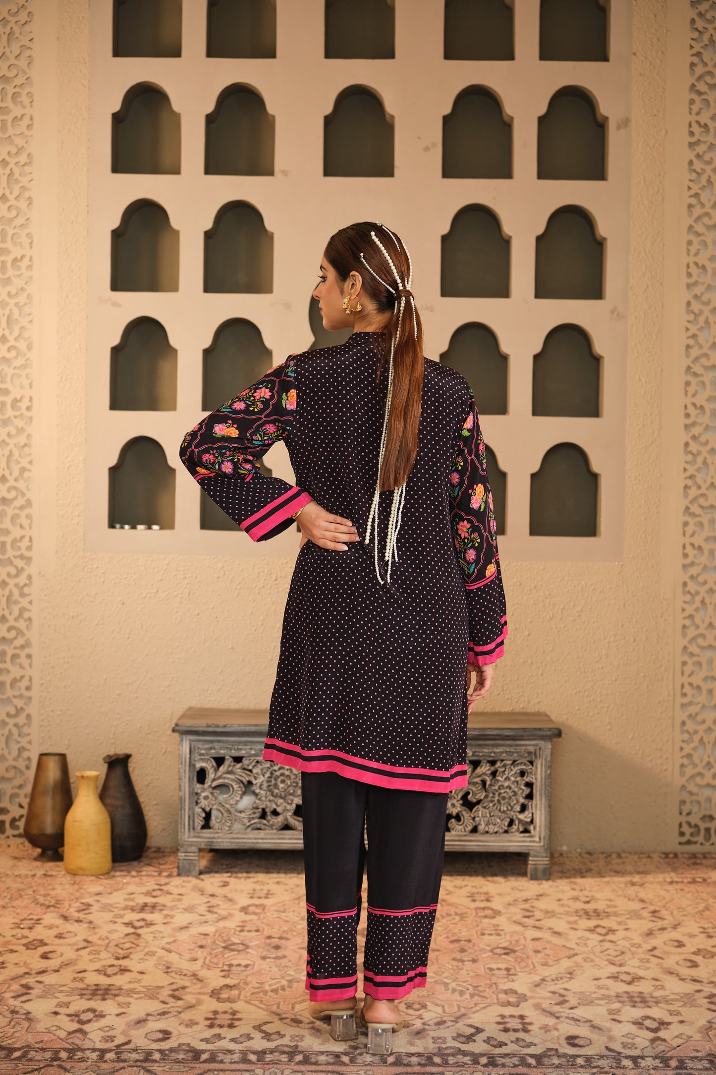 Raag Mughal Jali Co - ord Set