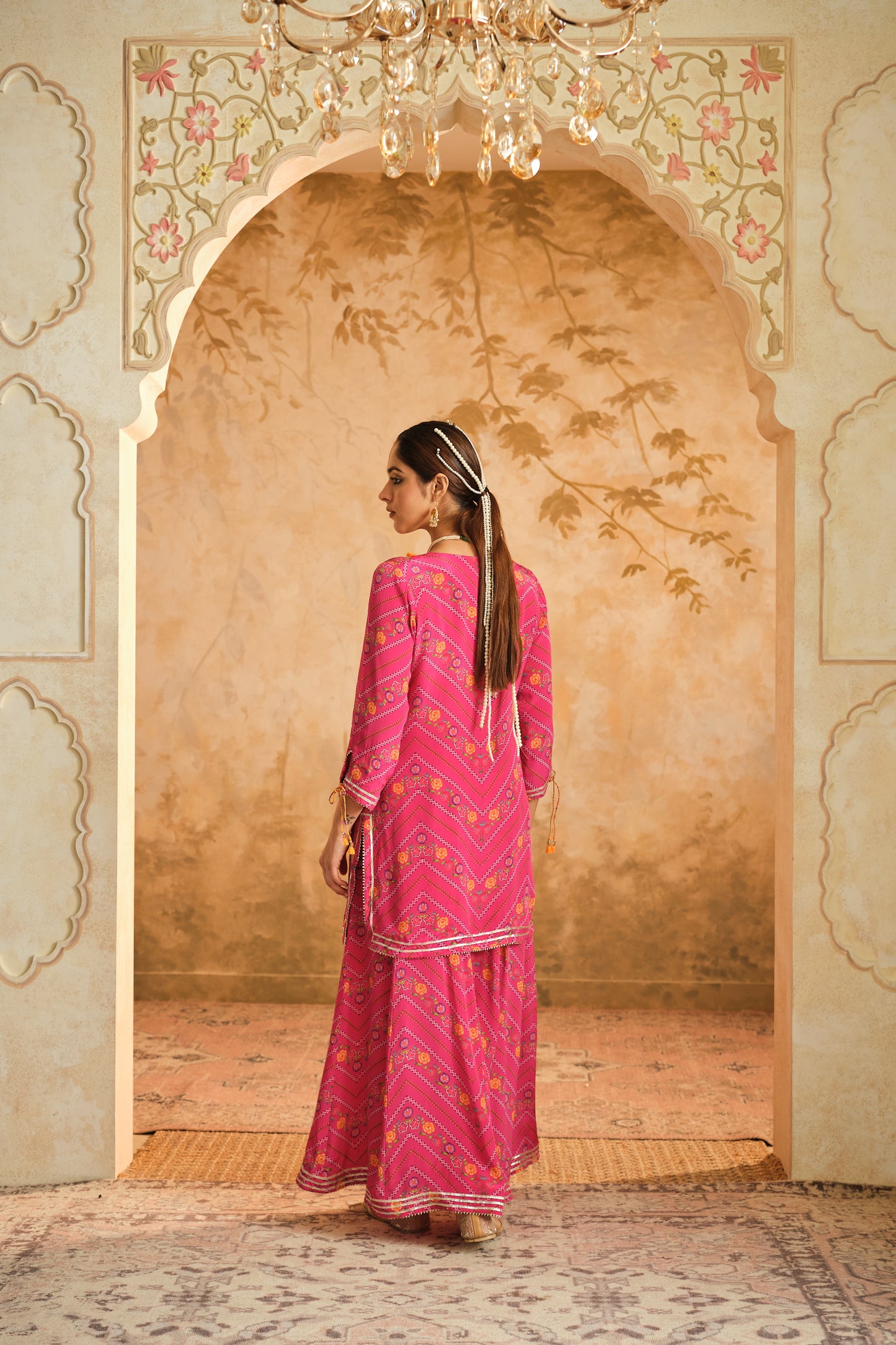 Raag floral  Sharara set