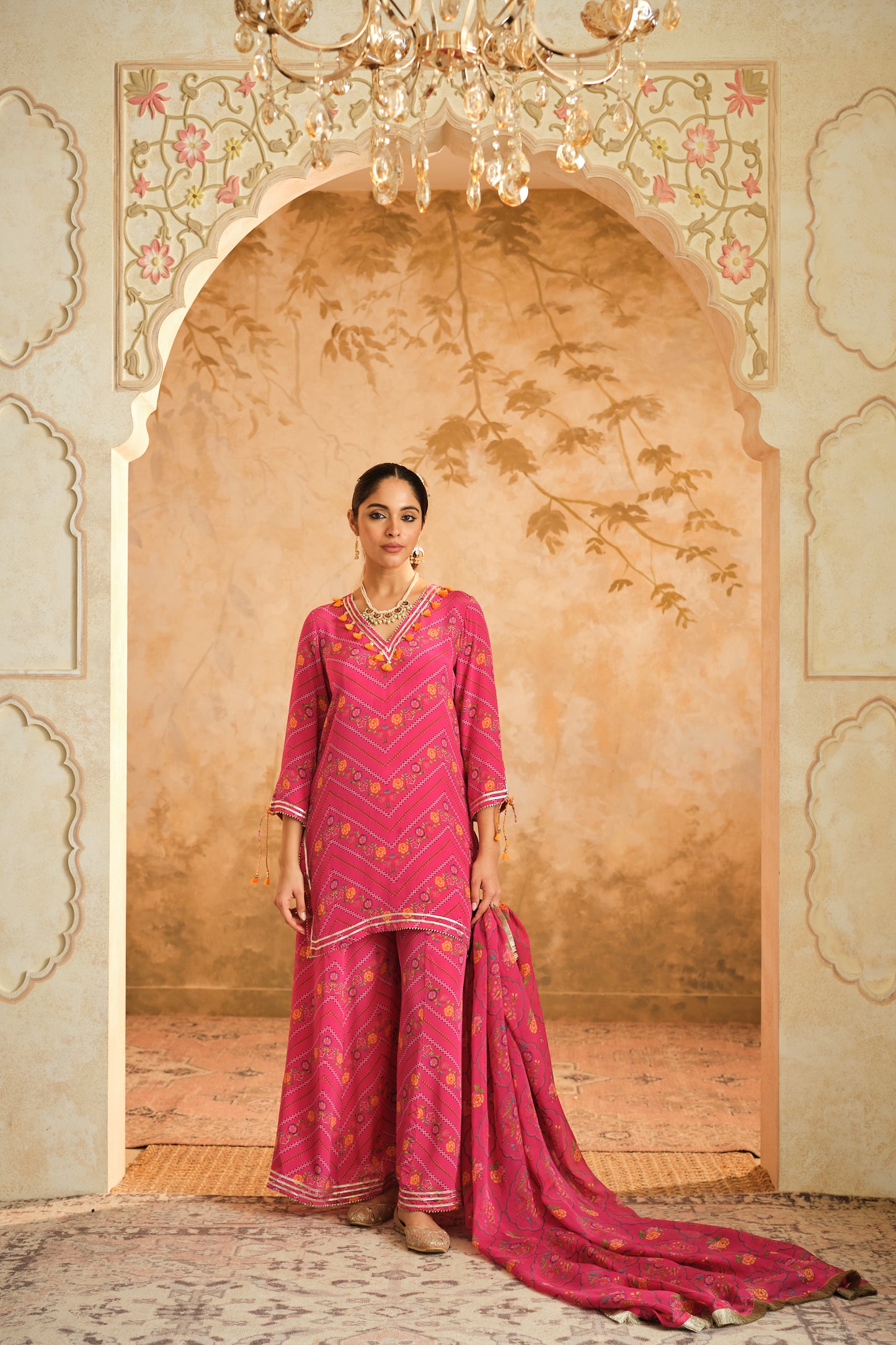 Raag floral  Sharara set
