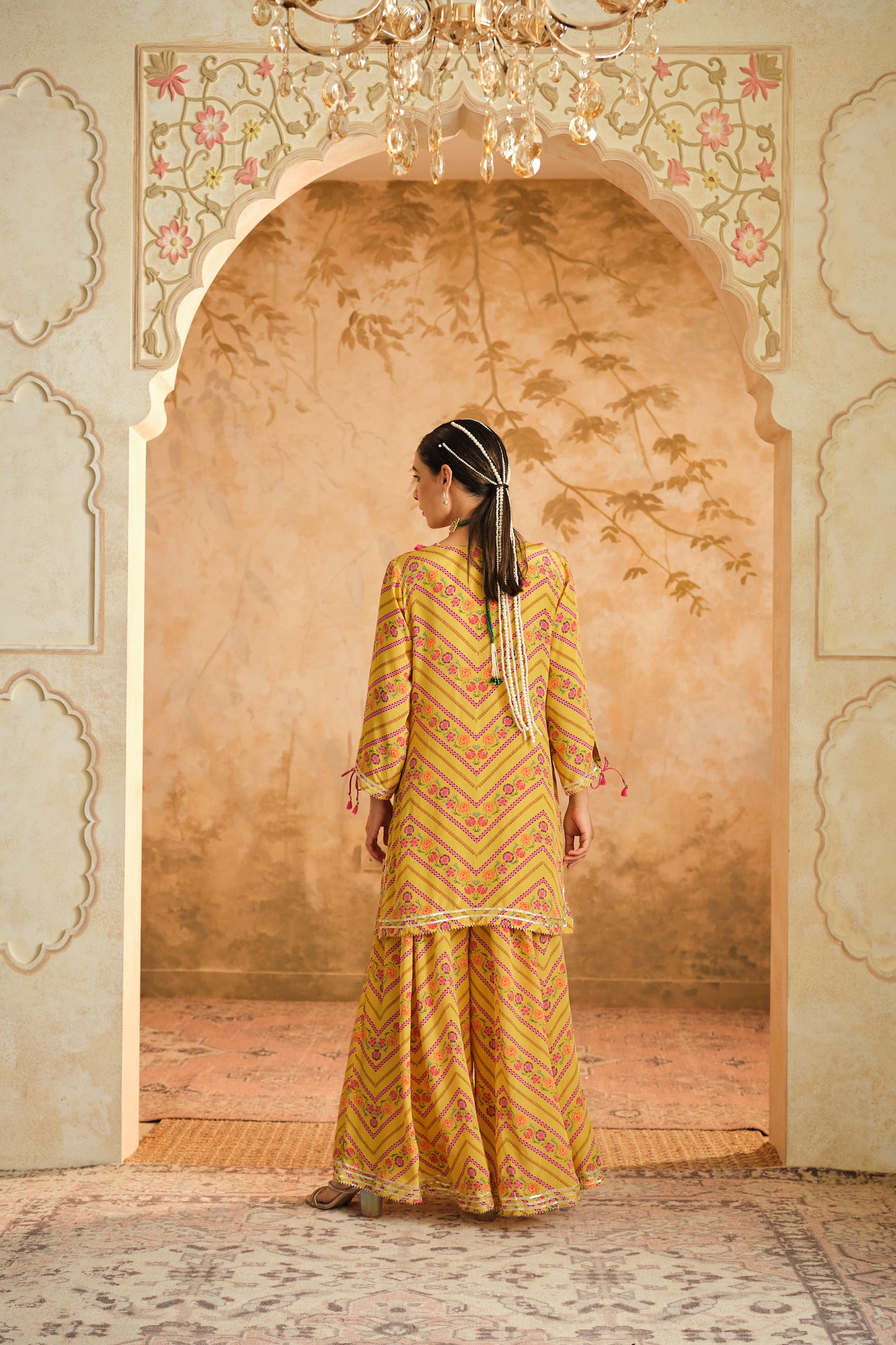 Raag floral  Sharara set