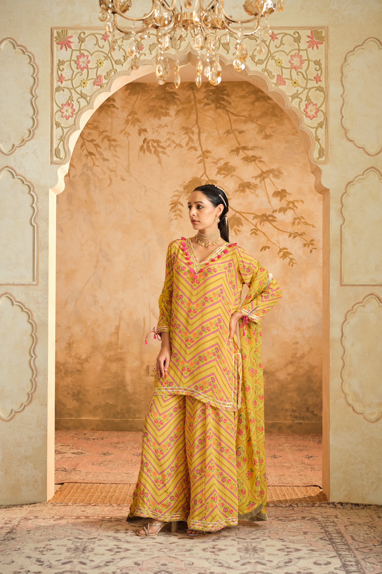 Raag floral  Sharara set