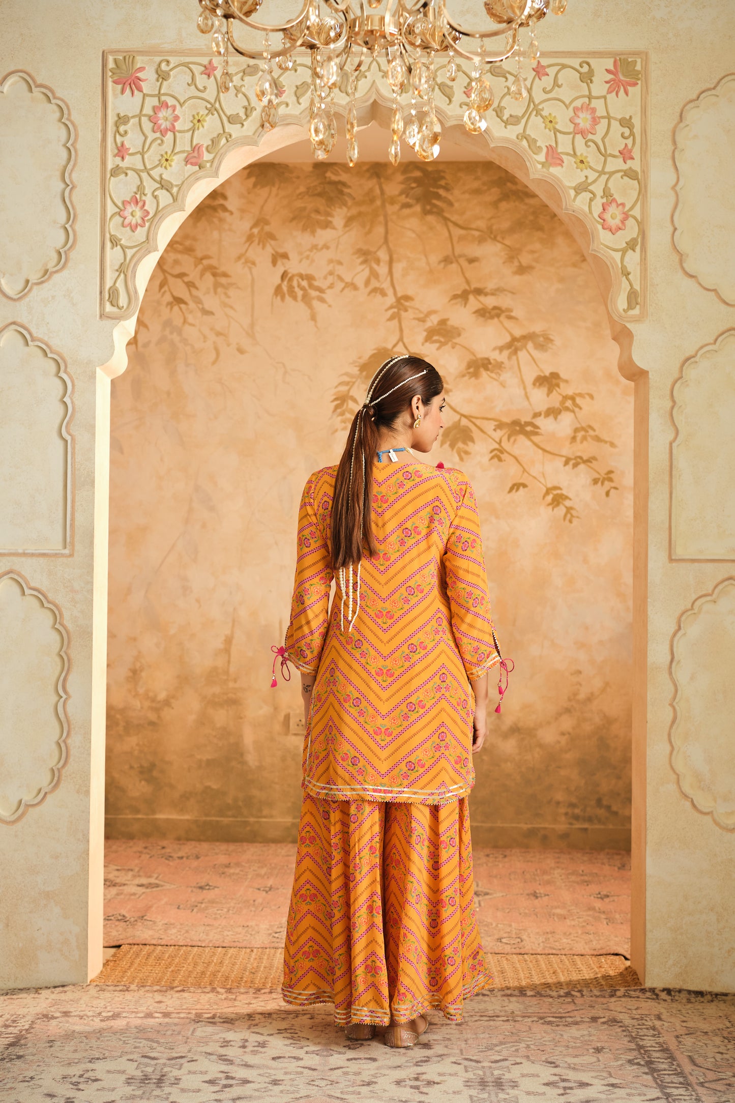 Raag floral  Sharara set
