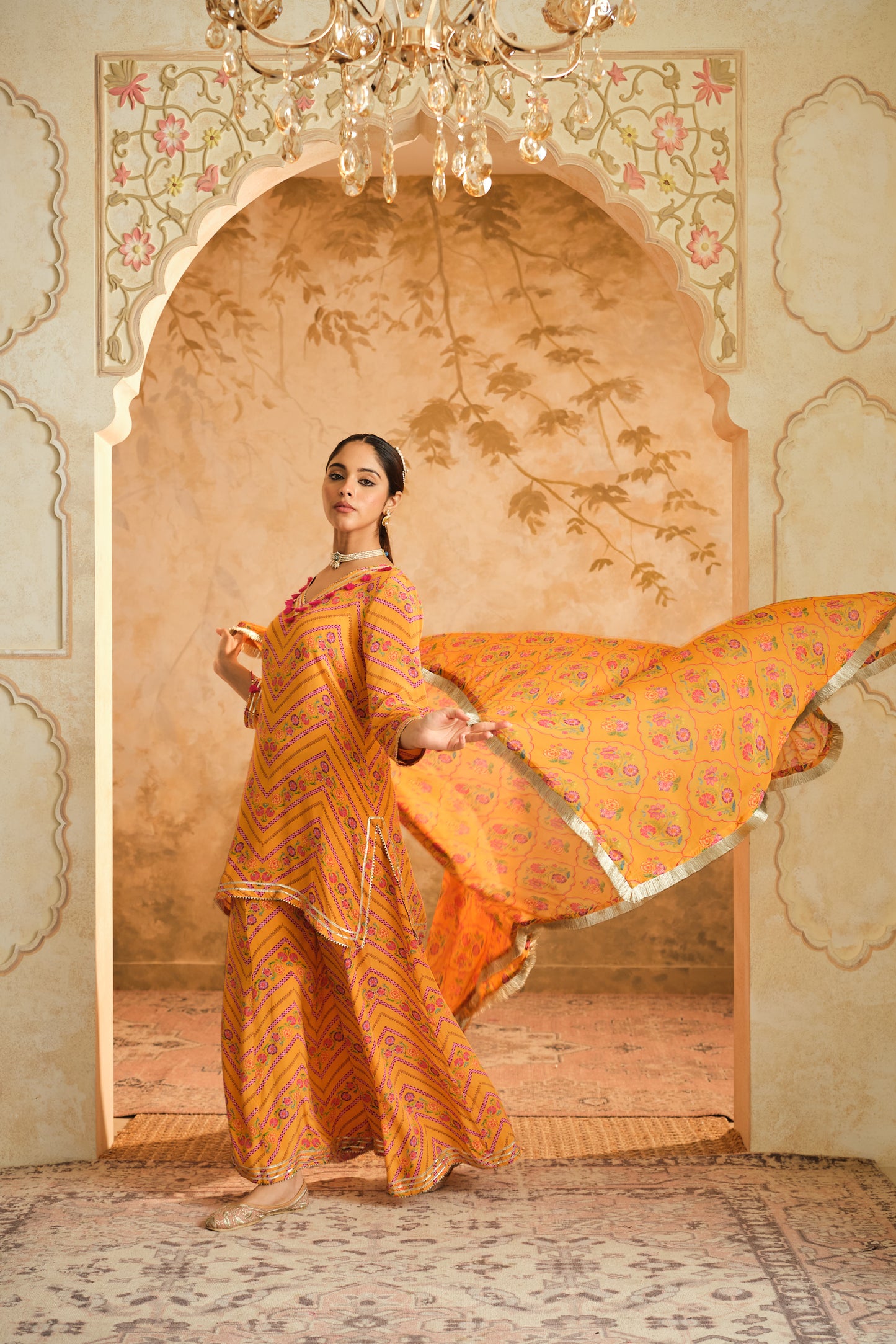 Raag floral  Sharara set