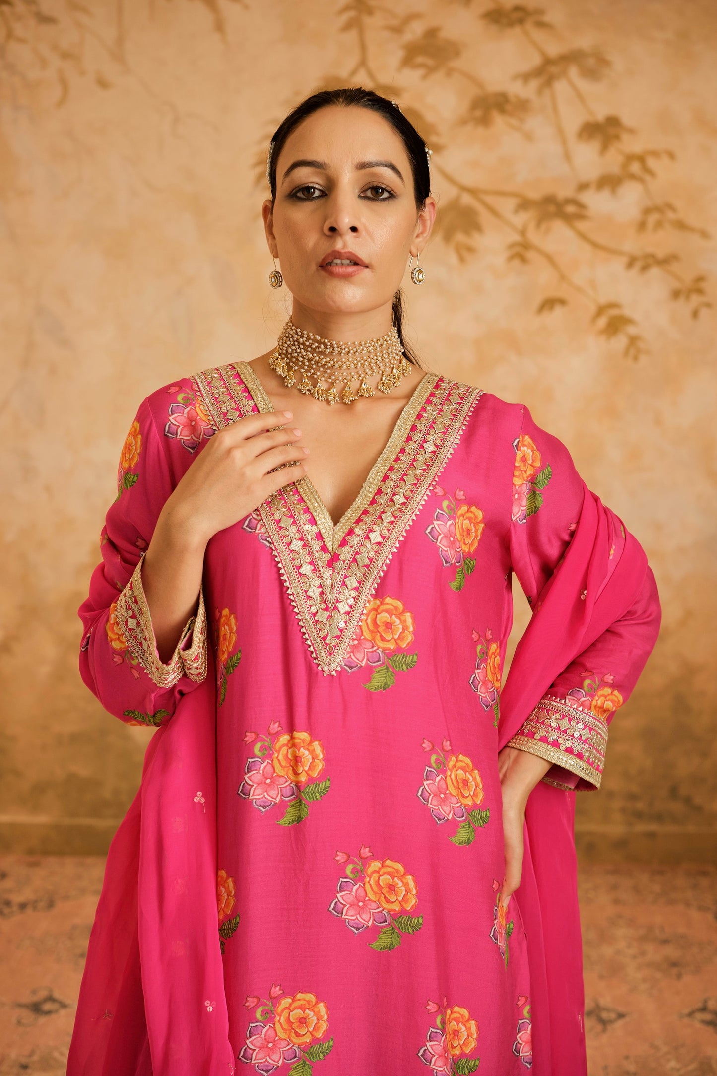 Raag floral buta kurta set