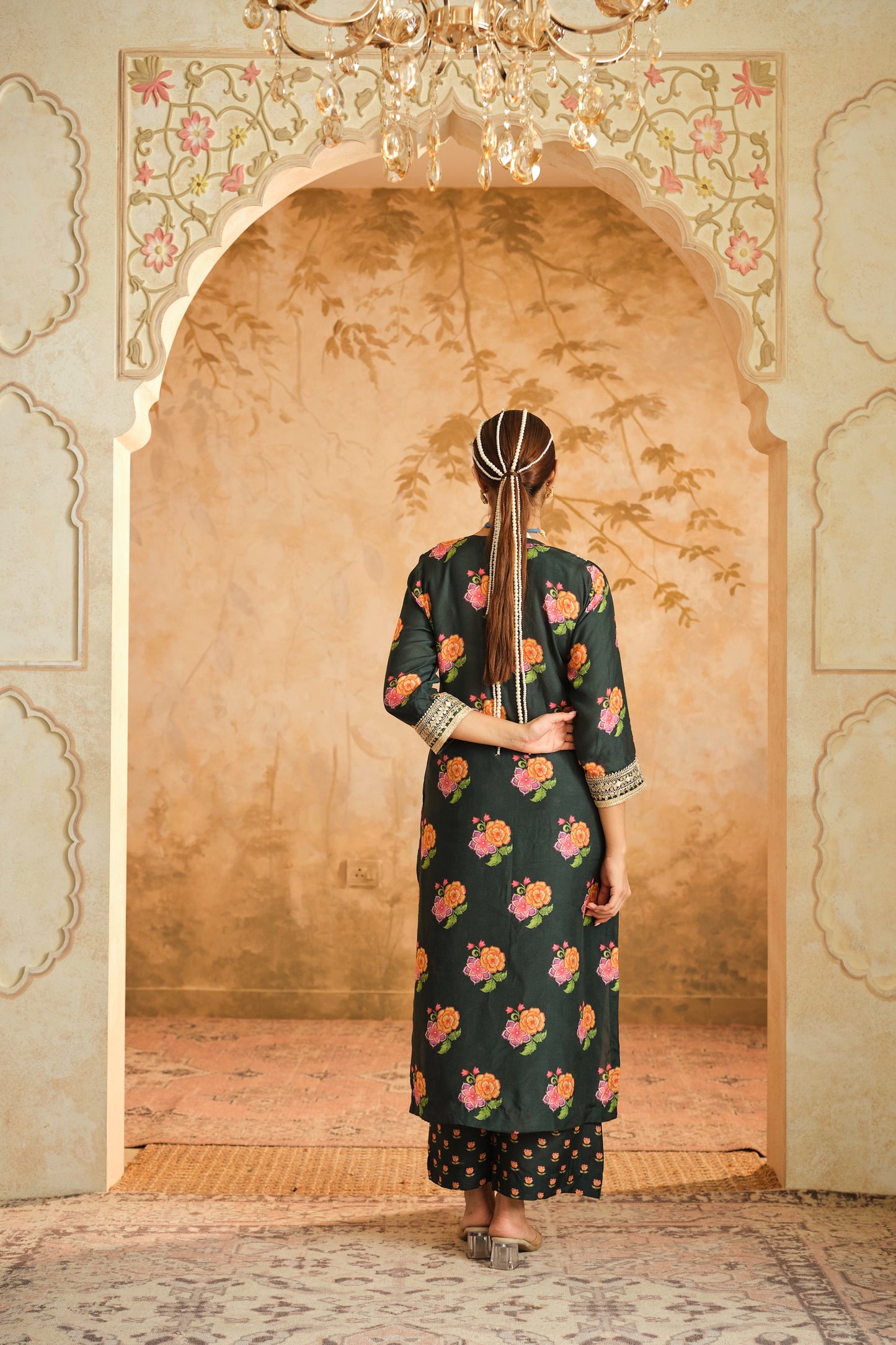 Raag floral buta kurta set