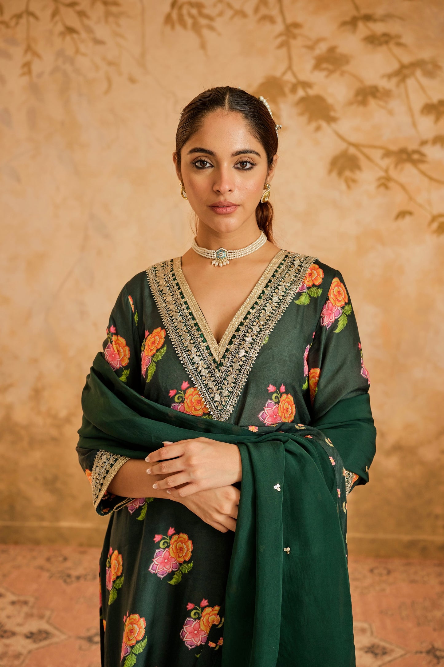 Raag floral buta kurta set