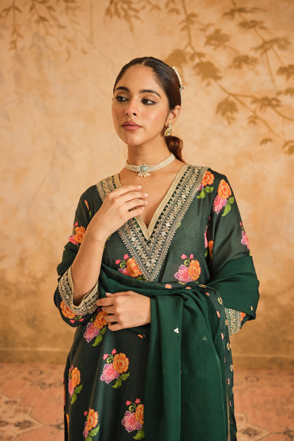 Raag floral buta kurta set