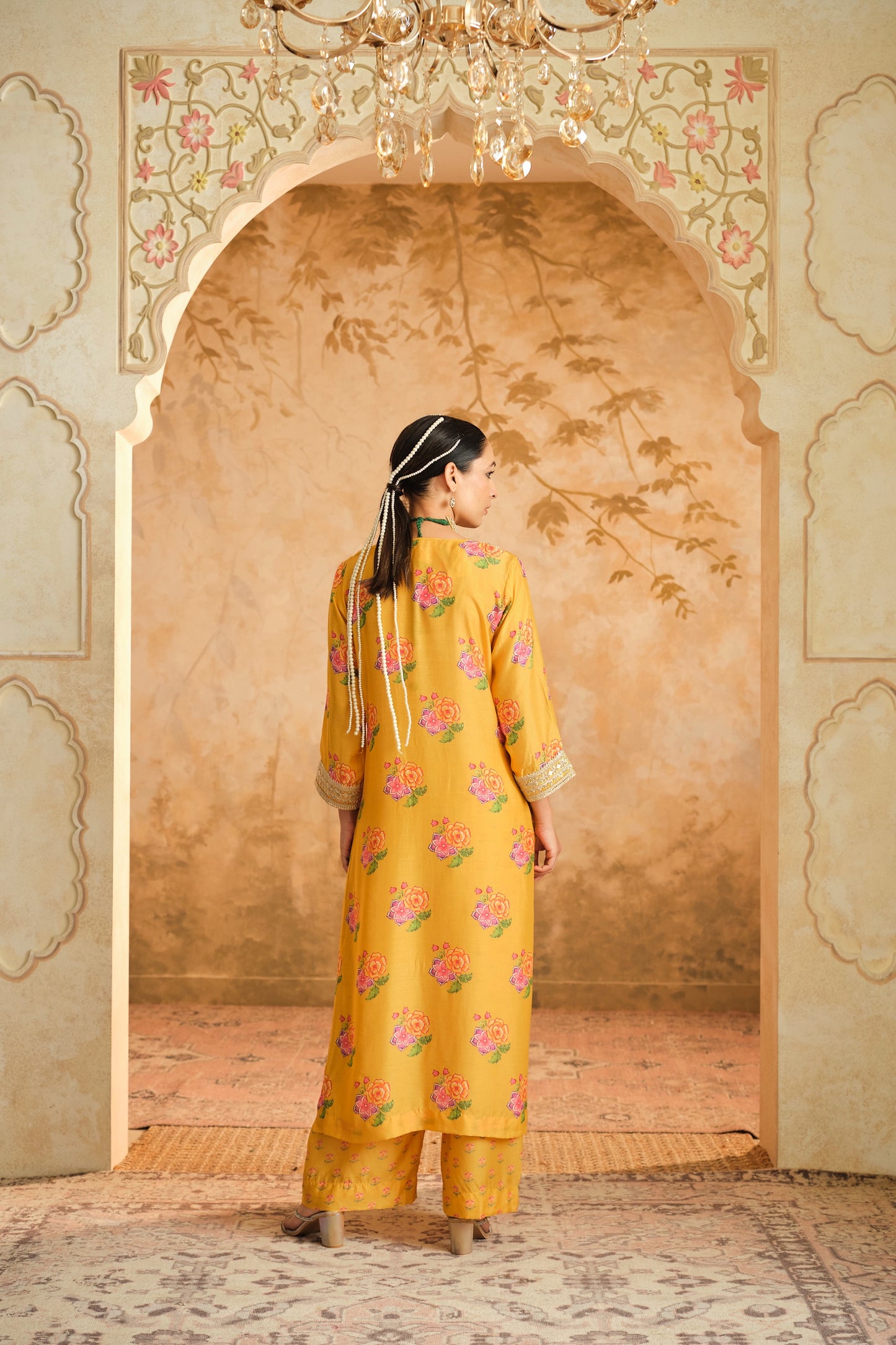 Raag floral buta kurta set