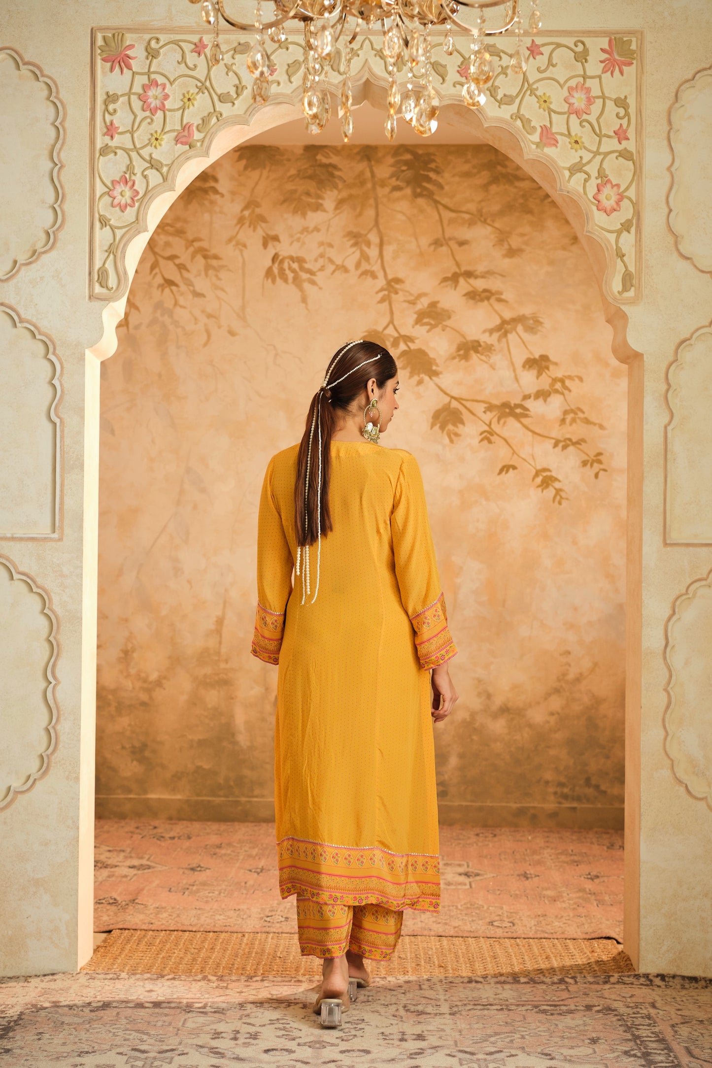 Raag placement kurta set