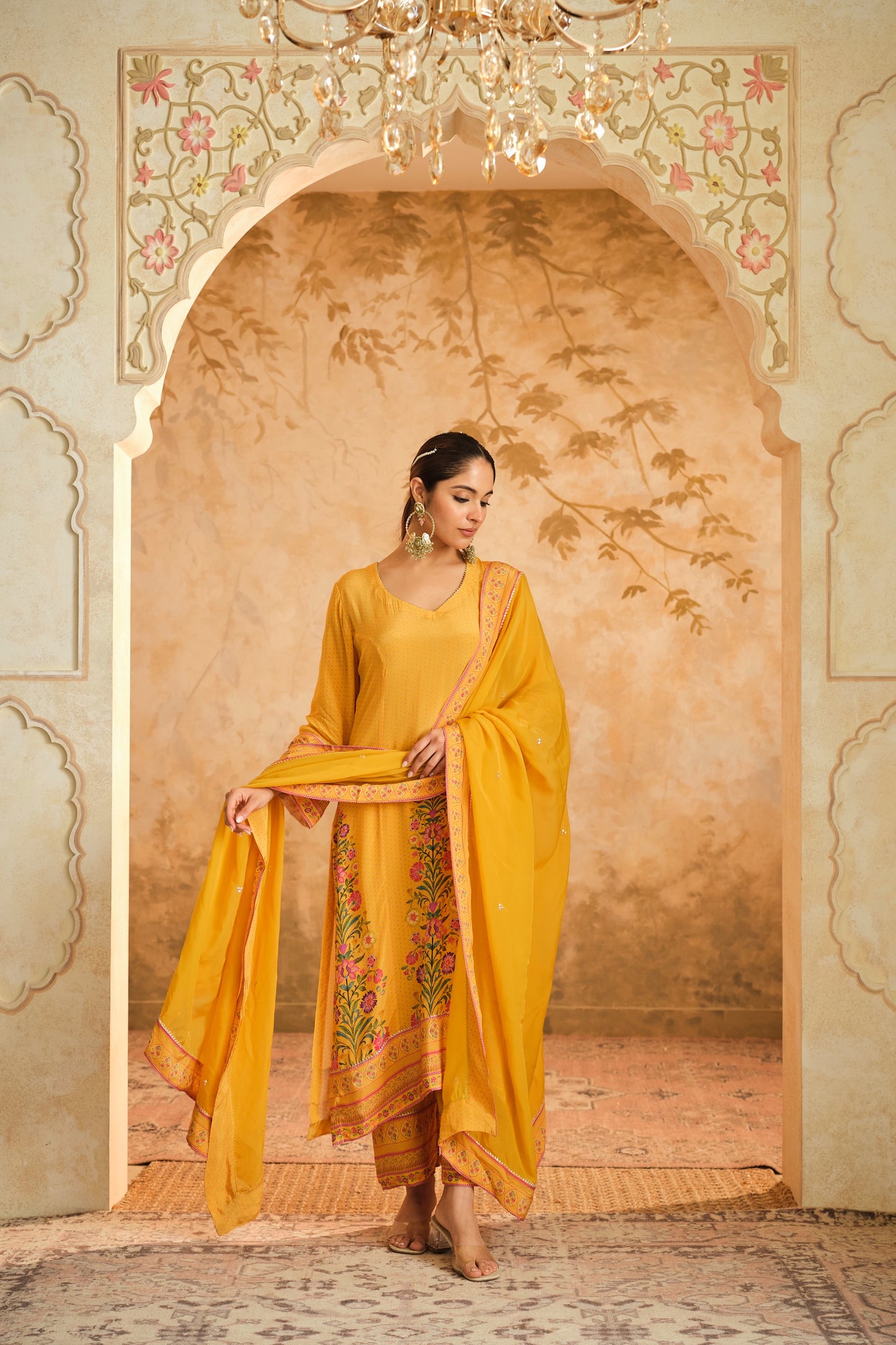 Raag placement kurta set