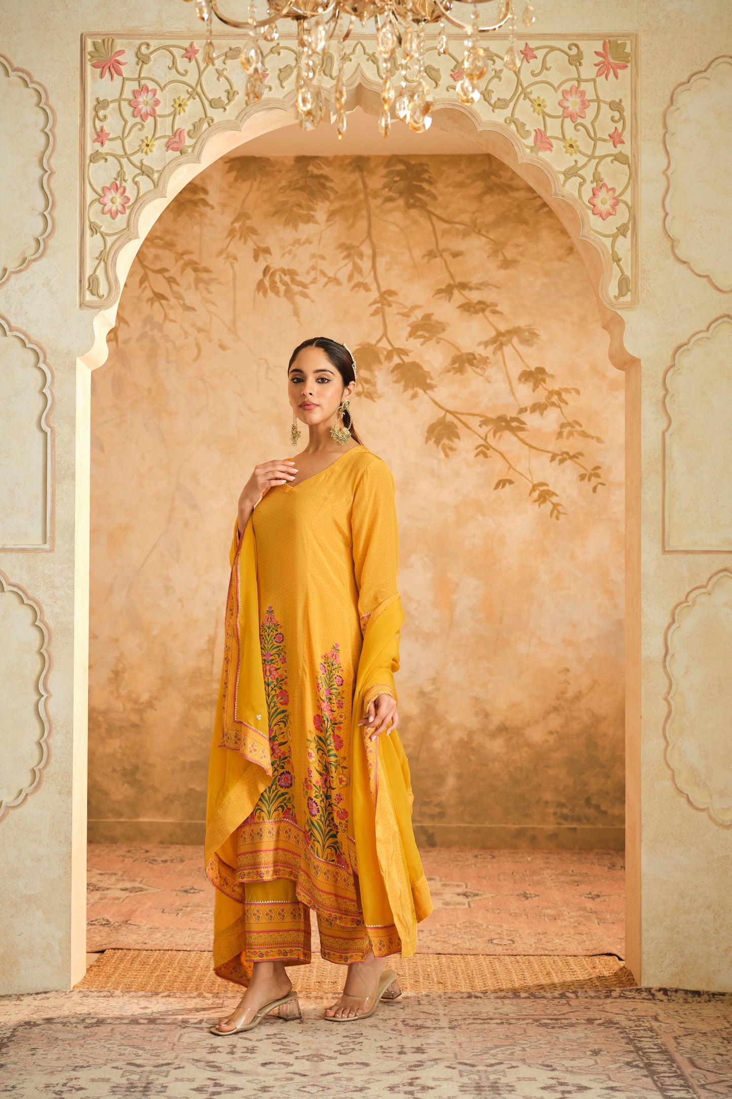 Raag placement kurta set