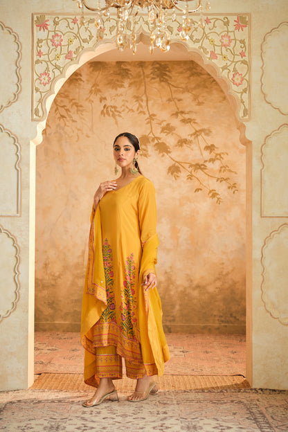 Raag placement kurta set