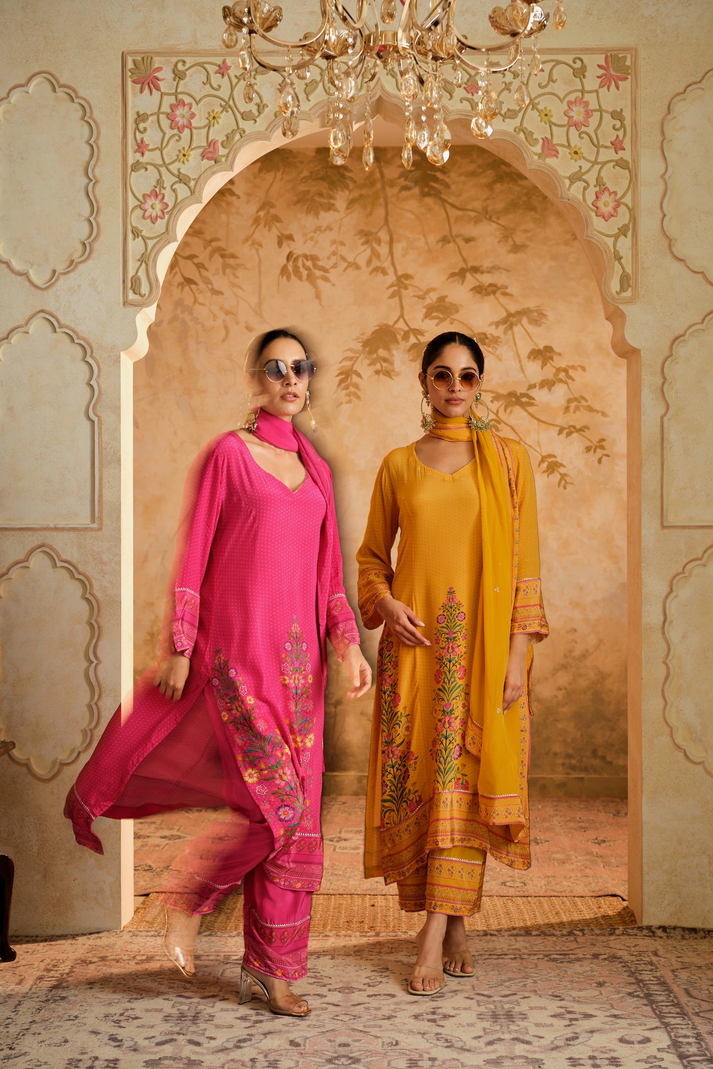 Raag placement kurta set