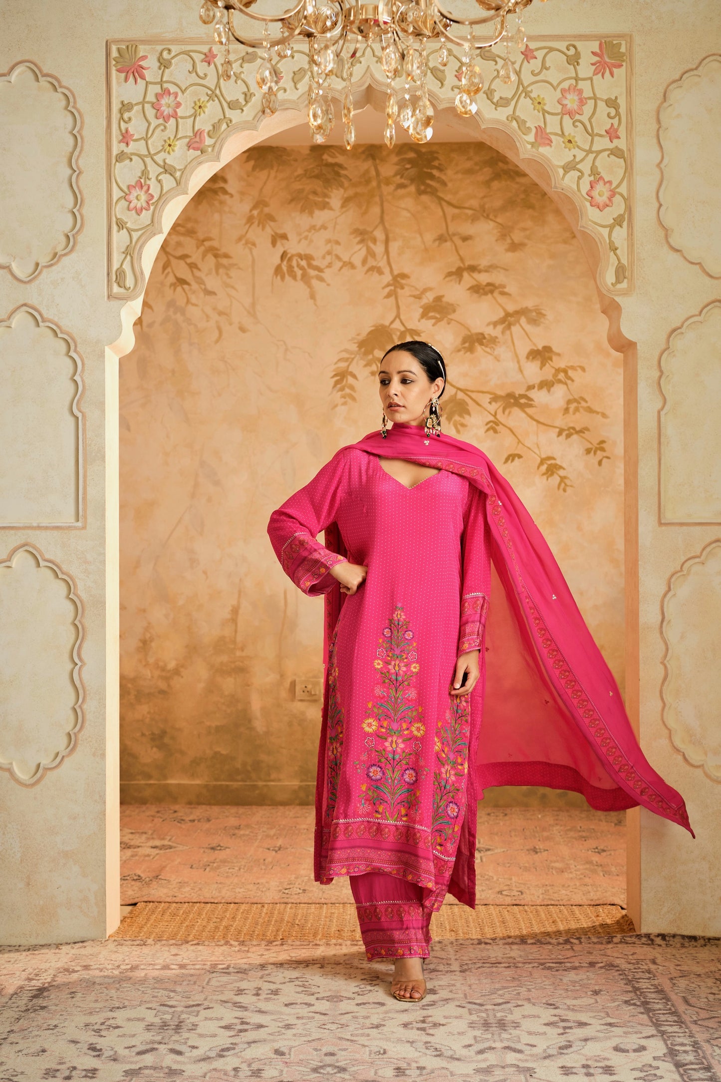 Raag placement kurta set