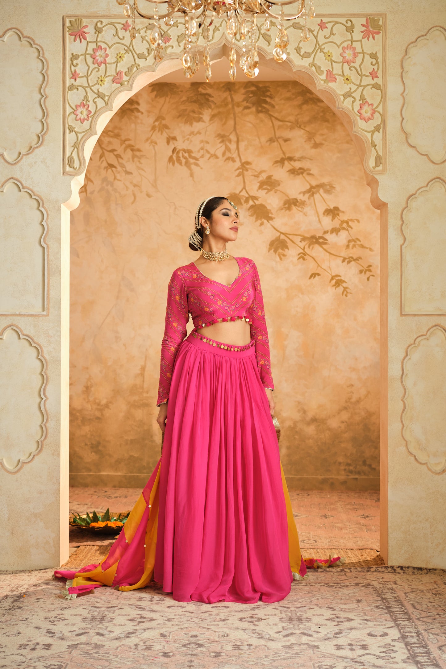 Raag Solid Lehenga Set